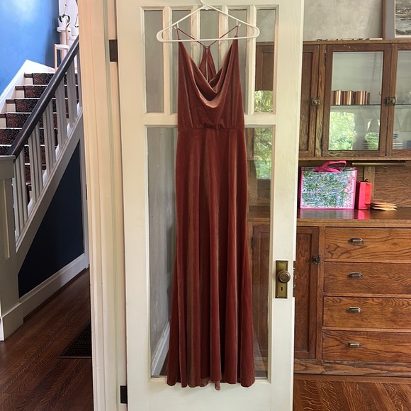 Jenny Yoo Sulivan Velvet Dress - Picture 7 of 7